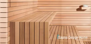 Egyedi finn szauna minimál stílusban