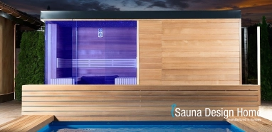 Modern finn szaunaház