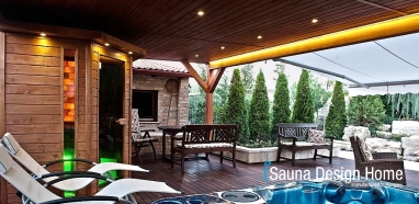 Wellness kert masszázsmedencével