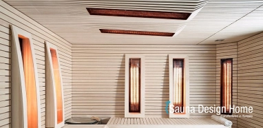 Minimál stílusú szauna építés