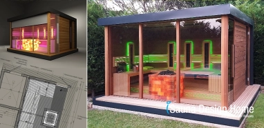 Egyedi prémium szaunaház építés