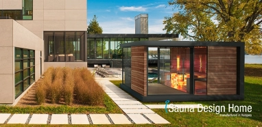 Luxus szaunaház kombinált szaunával