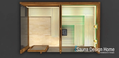 Egyedi kerti szaunaház