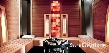 Modern kültéri finn szauna